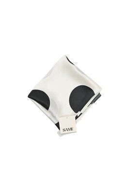 SAME Los Angeles Silk Scarf in Cream Polka Dot